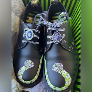 Limited Edition Beetlejuice Dr. Marten’s, women’s size 9. NWT